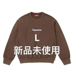 Supreme Washed Box Logo Crewneck 