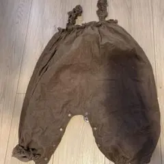 ⭐︎最終値下げ⭐︎conoco バースデイ　ブラウンロンパース 80