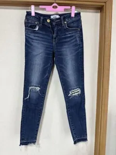 AZUL by MOUSSY ダメージデニムパンツ S