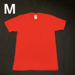 Supreme シュプリーム 無地 ポケット Tシャツ M レッド