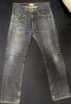 Levi's 501ダークブルー ストレートデニム