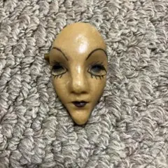 【ヴィンテージ】フェイスブローチ