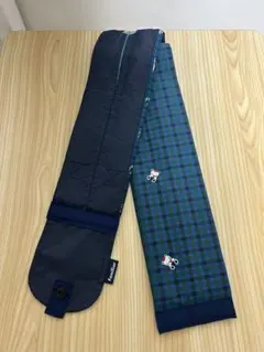 【ファミリア】エコバッグ (M) Shupatto チェック柄 青