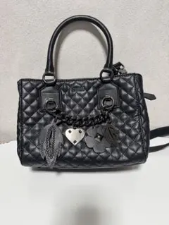 GUESS ブラック ショルダーバッグ　ハンドバッグ　2way
