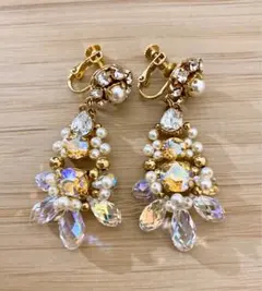 スワロスキー　イヤリング