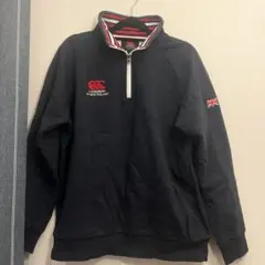 CANTERBURYハーフジップトレーナー・スウェット L ネイビー