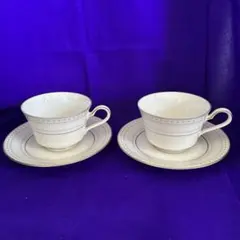 オールドノリタケ カップ＆ソーサー２客セット　昭和レトロ