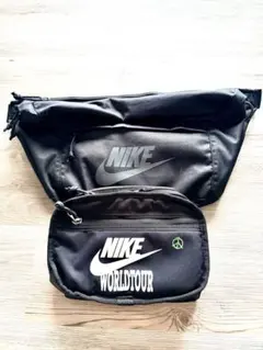 NIKE ボディバッグ・ウエストポーチ ブラック２点セット