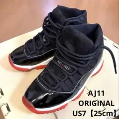 NIKE エアジョーダン11 オリジナル BRED 25cm（US7）