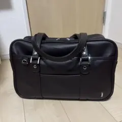 イーストボーイ スクールバッグ 合皮 ダークブラウン 通学鞄