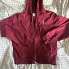 Calvin Klein Jeans バーガンディ パーカー