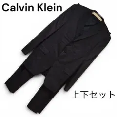 Calvin Klein ビジネススーツ 上下セット ストライプ 3つ釦のサムネイル