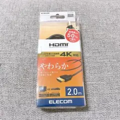 【L-5】エレコムHDMIケーブル 2.0m DH‑HD14EY20BK（4K）
