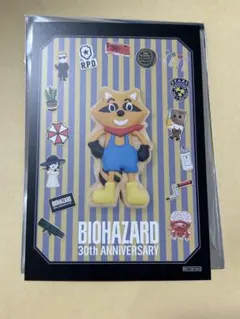 カプコンストア バイオハザード ラクーン君 購入特典ポストカード 30周年