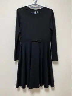 chopin ブラック 長袖 ワンピース 160