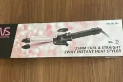 VS Sassoon 2WAYヘアアイロン VSI-2573/PJ 25mm
