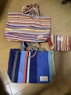 LES TOILES DU SOLEIL トートバッグ ポーチ セットのサムネイル