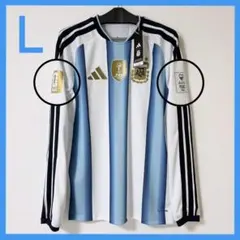 サッカー アルゼンチン代表 2026 ユニフォーム 長袖 左右肩パッチ付き L サッカー アルゼンチン代表 2026 ユニフォーム 長袖 左右肩パッチ付き