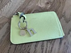 Chloe フラグメントケース グレインレザー製ALPHABETウォレット