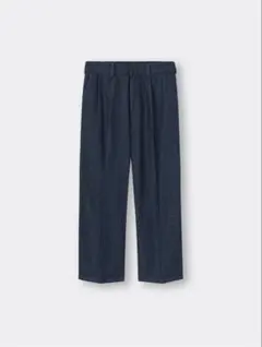 GU デニムツータックバギースラックス XL