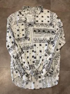 ZARA リラックスフィット 長袖シャツ