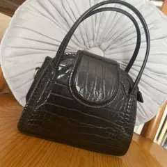 ZARA クロコ型押し ミニバッグ