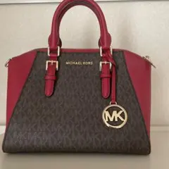 MICHAEL KORS トートバッグ ブラウン/レッド