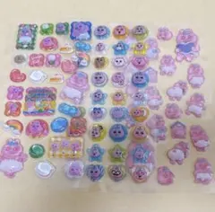 【s23】3点　おぱんちゅうさぎ　3Dステッカー