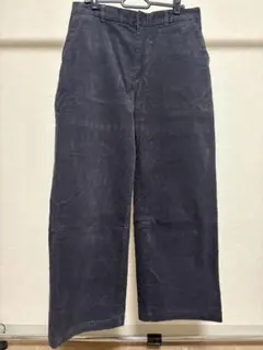 良品計画（無印良品）コーデュロイパンツ ネイビー XL