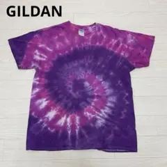 GILDAN　ギルダン　 S/S-T　Tシャツ タイダイ柄　パープルピンク