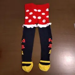 ミニーマウス風 ベビータイツ 80~90cm