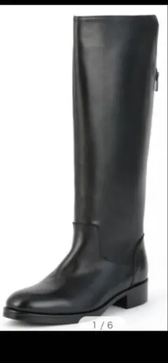 ⭐️未使用級⭐️　コルソローマ　ロングブーツ　ラウンドトゥ　ブラック　レザー コルソローマ ノーヴェ CORSO ROMA 9 ラウンドトウタンクソール