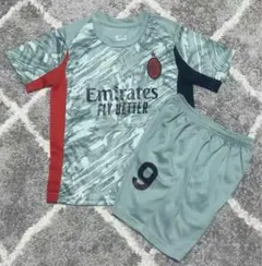 【新品未使用】ACミラン ジルー オーセンティックユニホーム Kemari87 KISHISPO / ACミラン 25-26 ホーム 半袖