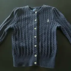 POLO RALPH LAUREN ケーブルニットカーディガン 5T