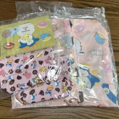 ミスド ポケモン エコバッグ2個、ポーチ２個、ジッパーバックの5点セット