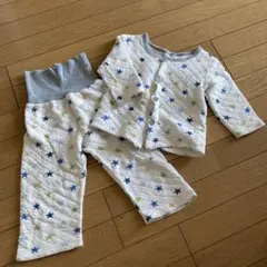 ふわふわキルティング腹巻ベビーパジャマ