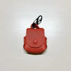 AirPods ケース 第1世代/第2世代 に適用 レザー 全面保護 レッド