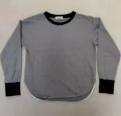 しまむら　Se Simte ストライプ 長袖Tシャツ