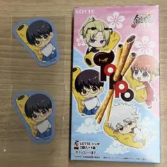 【新八】銀魂 ローソン 吉原大炎上 トッポ コラボ ステッカー