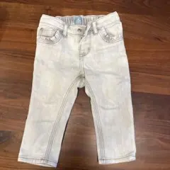 babyGap ライトグレー デニム風パンツ 12-18ヶ月