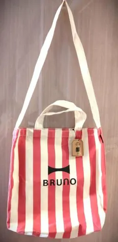 【新品】BRUNO ストライプ トートバッグ