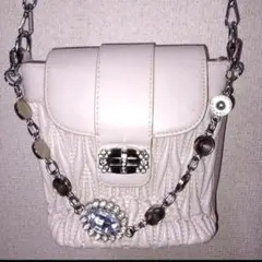 シーイン SHEIN ビジュー シャーリング ショルダーバッグ 斜めがけ