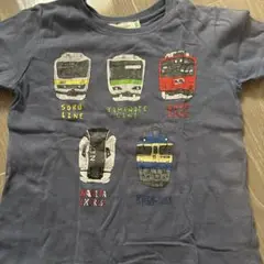 BEAMS mini電車イラスト　半袖