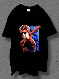 【激レア】ストレンジャーシングス　スティーブ　Tシャツ　L ブラック