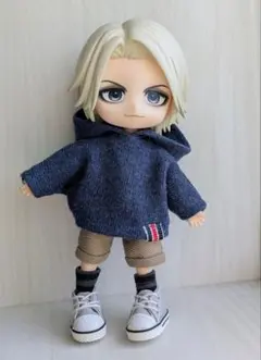 ●桃缶●no.415　ねんどろいどどーるサイズ　ドルマンパーカー3点セット