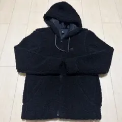 adidas フリースジャケット ブラック J/S