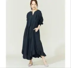 Rythme KUMIKYOKU　カフタンドレスM　大きめ