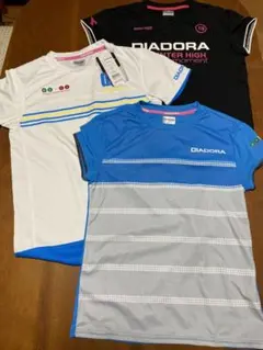 Diadora ディアドラ　テニスウェア　3枚セット売り