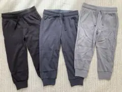 H&M スウェットパンツ 3色セット 98cm