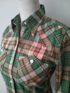 【ヒステリックグラマー】ウエスタン風チェック長袖シャツ